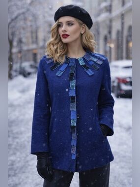Carson boiled wool jacket